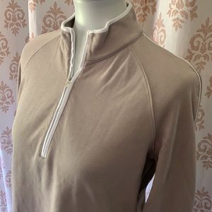 Orvis quarter zip 100% Pima cotton pullover top Jacket M